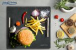 PLATOU ARDEZIE PATRAT MANERE INOX, 30X30 CM, COOKING BY HEINNER - Image 4