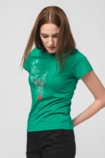 TRICOU  CERB FAMILIE FEMEI   K GREEN-M - Image 2