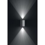 Aplica LED pentru exterior Philips Cistus, 2x4.5W (70W), 1000 lm, lumina calda (2700K), dimabila, IP44, 117x109x140mm, Inox - Image 4