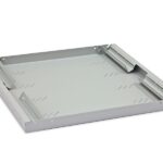 Raft fix perforat Triton 19" 1U/750 capacitate incarcare 80kg, gri