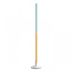 Lampadar LED RGB WiZ Pole Floor Light, Wi-Fi, control vocal, 13W, 1080 lm, lumina alba si color (2200-6500K), IP20, 150cm, Alb
