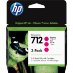 HP 3ED78A MAGENTA INKJET CARTRIDGE 3-PACK, 29ML, pentru: DesignJet T210, T230, T250, T630, T650.