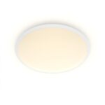 Plafoniera LED Philips Cavanal, 12W, 1200 lm, 3 trepte de intensitate ,lumina calda (2700K), IP44, 25cm, Alb - Image 3