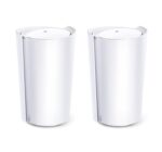 TP-Link AX7800 whole home mesh Wi-Fi 6 Tri-Band System, Deco X95(2- pack); Standarde Wireless: IEEE 802.11ax/ac/n/a 5 GHz (1), IEEE 802.11ax/ac/n/a 5 GHz (2), IEEE 802.11ax/n/b/g 2.4 GHz, viteza wireless: 5 GHz (1): 4804 Mbps, 5 GHz (2): 2402 Mbps, 2.4 GHz: 574 Mbps, Acoperire: 4-6 camere (2-pack)
