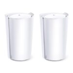 TP-Link AX7800 whole home mesh Wi-Fi 6 Tri-Band System, Deco X95(2- pack); Standarde Wireless: IEEE 802.11ax/ac/n/a 5 GHz (1), IEEE 802.11ax/ac/n/a 5 GHz (2), IEEE 802.11ax/n/b/g 2.4 GHz, viteza wireless: 5 GHz (1): 4804 Mbps, 5 GHz (2): 2402 Mbps, 2.4 GHz: 574 Mbps, Acoperire: 4-6 camere (2-pack)