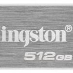 Memorie USB Kingston DataTraveler Kyson 512GB, USB Type-A, Argintiu
