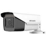 Camera de supraveghere Bullet 5MP Hikvision DS-2CE19H0T- AIT3ZF(2.7-13.5MM)(C), lentila varifocala: 2.7-13.5mm, iluminare min: 0.01 Lux @ (F1.6, AGC ON), 0 Lux cu IR 40m, iesire TVI/AHD/CVI/CVBS, alimentare: 12 VDC±15%, 24 VAC±15%, Max 8.8 W, protectie: IP67, dimensiuni: 84.5 mm × 92 mm × 255.1 mm