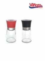 SET DOUA RASNITE CERAMICE SARE&PIPER 13.5CM, ROSU/NEGRU, VANORA HOME