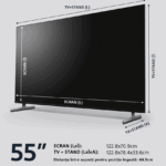 Televizor Sony BRAVIA LED 55X85L, 139 cm, Smart Google TV, 4K Ultra HD, 100Hz, Clasa F (Model 2023) - Image 2