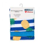 "Set 3 Prosoape Microfibra 40X40cm, diverse culori - Image 3