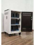 Statie de incarcare CART36, suporta maxim 36 de dispozitive cu diagonala de pana la 15.6", dimensiune slot dispozitiv 2.65 x 39.5 x 26.5 cm, dimensiunea statie 65 x 60 x 113 cm, indicator LED pentru starea de incarcare, multi-function power management, zona dedicata pentru cable management, 2 manere - Image 4