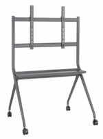 Stand TV mobil Serioux TV15068FW, compatibilitate  dimensiune ecran 50"-86, dimensiuni 1067x801x1725mm, VESA:  200x200, 300x200, 400x200, 300x300, 400x300, 400x400, 600x400, 800x400, 600x600, 800x600, greutate maxima suportata 120 kg, tv reglabil in inaltime, greutate maxima suportata raft, 10 kg