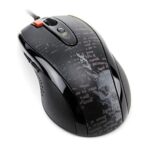 MOUSE A4tech F5-BK Bloody gaming, cu fir, USB, 3000 dpi, negru - Image 2
