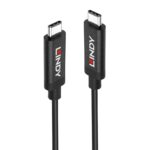 Cablu Lindy LY-43348, Active USB 3.2 Gen 2 C/C, 3m, negru