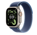 Apple Watch Ultra 3 GPS + Cellular 49mm Natural Titanium Case with Blue/Bright Blue Trail Loop - M/L - Image 2