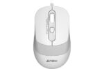 Mouse A4tech FM10, cu fir, alb