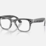 Ray-Ban Meta Wayfarer Gen 2 AI Glasses Shiny Transparent Grey/Sapphire Transitions RW4012 6840MF 53