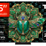 Televizor QD-MiniLED TCL 55MQLED75L, 138 cm, Smart Google TV, 4K Ultra HD, 144Hz, Onkyo (Model 2026)