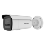 Camera de supraveghere IP Bullet 6MP Hikvision DS-2CD2T63G2-4LI(4MM), lentila fixa 4mm, iluminare min: Color: 0.005 Lux @ (F1.6, AGC ON),0 Lux cu lumina alba, IR 80m, microfon incorporat, slot card de memorie: microSD/microSDHC/microSDXC maxim 512GB, alarma la evenimente: Motion detection (support
