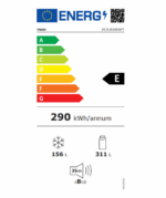 Side by Side HAIER HCR3818ENPT, No Frost, 467 l, H 182 cm, Clasa E, negru - Image 4