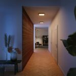 Panou LED Philips Hue Aurelle SQ, Bluetooth, 39W, 3750 lm, luminaalba(2200-6500K), IP20, 60cm, Aluminiu, Negru, Intrerupator cu variatorinclus - Image 4