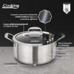 SEMIOALA CU CAPAC, 20x10 CM, 2.8 L TITANIUM3, COOKING BY HEINNER - Image 5