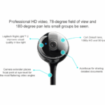Camera Web Logitech BCC950 ConferenceCam, rezolutie video Full HD, USB 2.0, Negru - Image 5