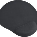 Mousepad Gembird, cauciuc si gel, 240 x 220 x 4mm, negru