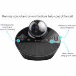 Camera Web Logitech BCC950 ConferenceCam, rezolutie video Full HD, USB 2.0, Negru - Image 7