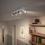 Spot LED Philips myLiving Paisley, 4xGU10, 5.5W, IP20, Metal, Alb - Image 3