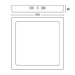 Spot LED Philips Magneos DL252 SQ, 12W, 1350 lm, lumina neutra (4000K) ,IP20, 21cm, Alb - Image 4