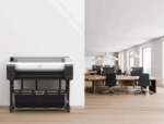Plotter Canon imagePROGRAF TM-355 + HDD 500Gb, PIN Printing, 36"(914mm), format A0, 5 culori, rezolutie max 2400x1200dpi, memorie 2GB, limbaje de imprimare:  HP-GL/2, HP RTL, CALS G4 (submission via FTP only), JPEG, PDF), Display LCD 4.3", interfata: USB 2.0, usb Direct, Ethernet, WIFI, consumabile - Image 2
