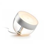 Lampa LED RGB Philips Hue Iris, gen4, Bluetooth, 8.2W, 570 lm,luminaalba si color (2000-6500K), IP20, 20.4cm, Silver