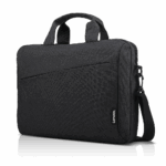 Geanta laptop Lenovo Casual Toploader T210, 15.6", Black, rezistent la apa, compartiment accesorii, compartiment laptop captusit, Material: Textil, Dimensiuni externe: 362 x 22 x 250 mm, Greutate: 465g