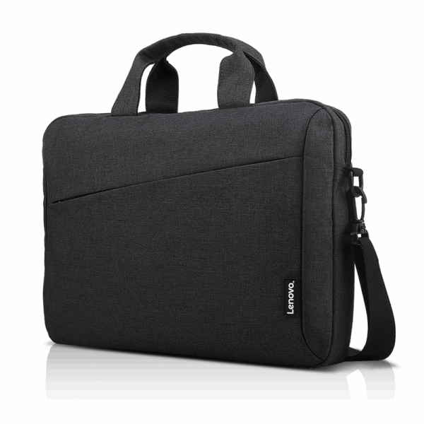 Geanta laptop Lenovo Casual Toploader T210, 15.6", Black, rezistent la apa, compartiment accesorii, compartiment laptop captusit, Material: Textil, Dimensiuni externe: 362 x 22 x 250 mm, Greutate: 465g