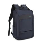 Rucsac Spacer pentru notebook de max. 15.6″, 1 compartiment, buzunar frontal x 2, buzunar lateral x 2, waterproof, poliester, albastru - Image 2