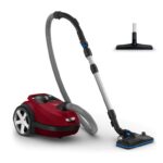 Aspirator cu sac Philips FC8781/09, 650 W, capacitate colectare 4 L, 21.5 kWh/an, rosu