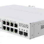 MIKROTIK, CSS610-8P-2S+IN, 8P, 2 SFP+ Port , Indoor Switch, SwitchOS Lite, 64 KB Flash, interfata: 8 x 10/100/1000 POE, 2 x SFP+ ports, Dimensiuni: 272x208x44mm.