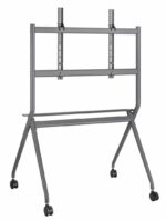 Stand TV mobil Serioux TV15068FW, compatibilitate  dimensiune ecran 50"-86, dimensiuni 1067x801x1725mm, VESA:  200x200, 300x200, 400x200, 300x300, 400x300, 400x400, 600x400, 800x400, 600x600, 800x600, greutate maxima suportata 120 kg, tv reglabil in inaltime, greutate maxima suportata raft, 10 kg - Image 12