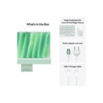 Apple iMAC 24" Retina 4.5k/ Apple M4 (CPU 10-core, GPU 10-core, Neural Engine16-core)/16GB/512GB - Green - INT KB (2024) - Image 4