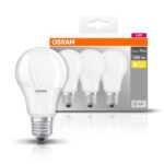3 Becuri LED Osram Base Classic A, E27, 10W (75W), 1055 lm, luminacalda(2700K) - Image 2
