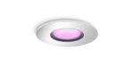 Spot LED RGB incastrat Philips Hue Xamento, Bluetooth, GU10, 5.7W,350lm, lumina alba si color (2000-6500K), IP44, Crom