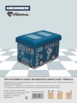 TABURET HEINNER PLIABIL PVC PTR COPII ALBASTRU - Image 2