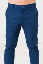 PANTALONI LUNG CASUAL BARBATI  NAVY S - Image 4