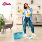SET CURATENIE CU MOP ROTATIV, CLEAN360, ALBASTRU - Image 4