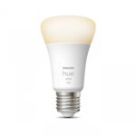 Bec LED inteligent Philips Hue A60, Bluetooth, E27, 9.5W (75W), 1055 lm ,lumina calda (2700K)