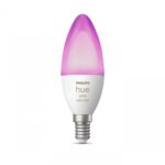 Bec LED RGB inteligent Philips Hue B39, Bluetooth, E14, 5.3W, 470 lm ,lumina alba si color (2000-6500K)