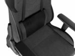 Scaun gaming Genesis Nitro 550 G2, material Synthetic PU + Textil, reglabil pe inaltime, greutate maxima suportata 150 kg, inaltime scaun reglabil 46.5 - 53.5 cm, spatar ajustabil 135°, dimensiuni roti 60mm, gri - Image 14