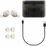 Casti In-ear HyperX Cirro Buds Pro Tan, Wireless, noise-canceling, Bej - Image 3