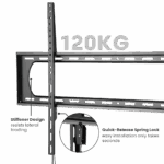 Suport TV Serioux TV TV7369F 60"-120", Tip: Fix, dimensiuni: 35x1005x625mm, compatibilitate  dimensiune ecran: 60"-120", compatibilitate VESAx: 50x50, 75x75, 100x100, 100x150, 150x100, 100x200, 200x100, 150x150, 200x200, 200x300, 300x200, 200x400, 400x200, 300x300, 300x400, 400x300, 600x200 - Image 5